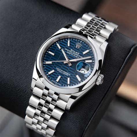 rolex datejust 36 wimbledon replica review|rolex datejust 36 blue motif.